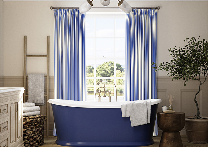 The British Stripe Co. Catherine, Bristol No.2 - Made to Measure Curtains - Image 3